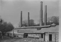 The Chyandour smelter with its four stacks, one for each furnace (photo courtesy of Morrab Library Photo Archive) The Chyandour smelter with its four stacks, one for each furnace (photo courtesy of Morrab Library Photo Archive)